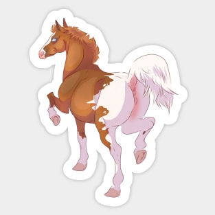 Trotting Horse Sticker